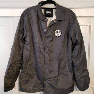 Stussy Skulls and Bones Lined Windbreaker